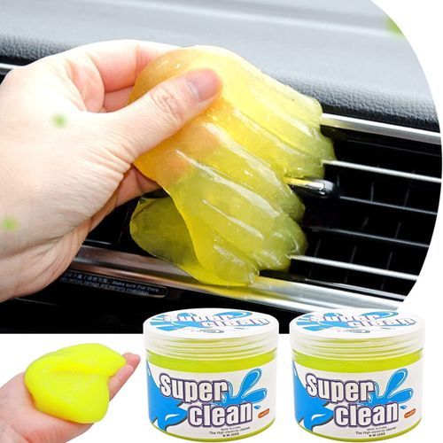 Super Clean Gel Nettoyant Clavier (160g) Nettoie la Poussière et la Saleté  pour Ordinateur, Évents de Voiture, Calculatrices (2 Pcs) - Cdiscount  Instruments de musique