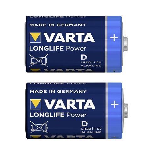 PILE ALCALINE VARTA LR20 / D 1.5V BLISTER DE 2