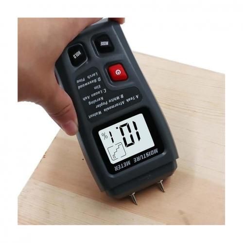 Humidimètre : humidimètre pour bois avec 4 modes et grand écran, détecteur  d'humidité