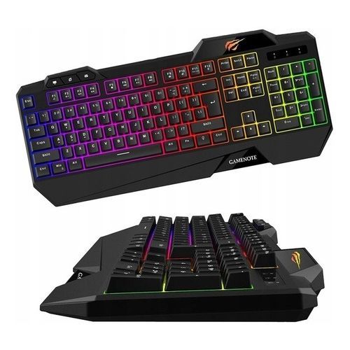 Slide  #1 Havit Clavier Gamer - KB488L RGB - Backlit - Noir