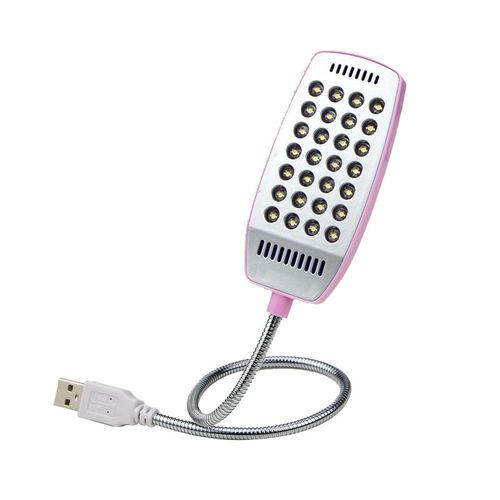 Sans Marque Lampe USB de 28 Led - Flexible - Rose à prix pas cher
