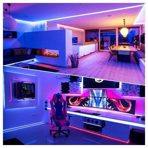 Sans Marque LED RGB Strip Lights - multicolore - Animation mode lumière - 5  Mètre à prix pas cher