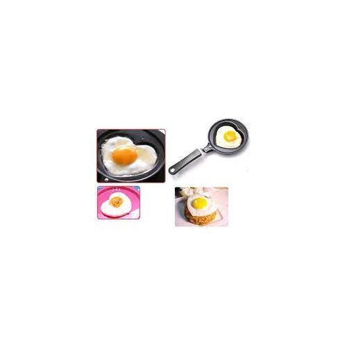 Magic house Mini Poêle Antiadhésive Forme De Cœur Pour œufs Et Crêpe-12cm à  prix pas cher