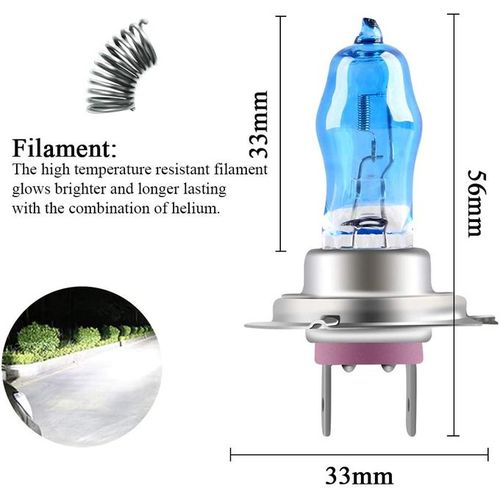 Pegasus Lampe Halogène Lumière Blanche 12V-H7 prix tunisie 