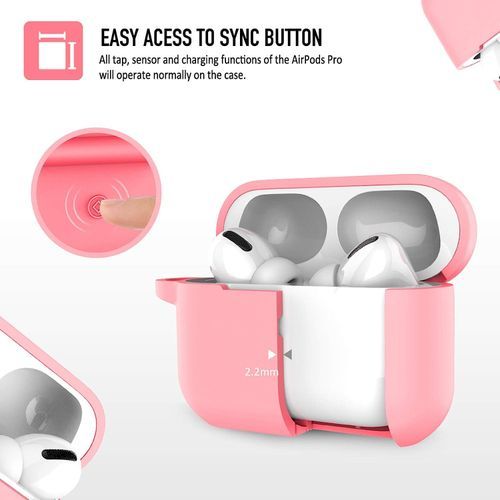 Étui de charge pour AirPods Pro Wireless PHONIX Italia - Boîtier de charge  de 660 mAh compatible avec AirPods Pro de première génération (écouteurs  non inclus) : : High-tech