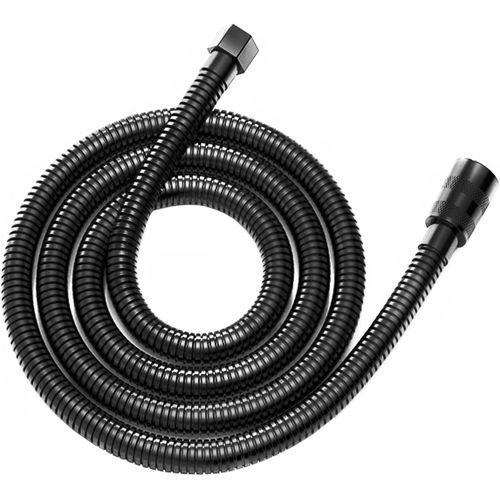 Sans Marque Flexible de douche 150 cm acier inox anti torsion connexion  universelle - NOIR à prix pas cher