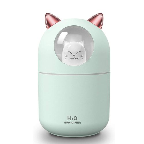 Humidificateur d'Air 300 Ml avec Veilleuse Colorée, Arrêt Automatique et  Mode 2 Brumes, Humidificateur pour