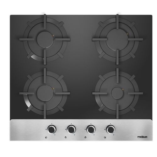 Premium plaque a gaz inox 4 feux 60 cm -AP641.XS03- fonte FFD- Garantie 2  ans à prix pas cher