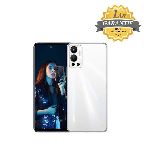 Infinix Hot 12 -6.82"- 4Go -128Go - Blanc - Garantie 1an image 0