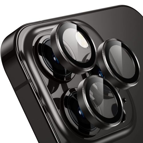 Sans Marque Protecteur d'objectif d'appareil photo Pour Iphone 15 Pro/Pro  Max cadre en métal à prix pas cher