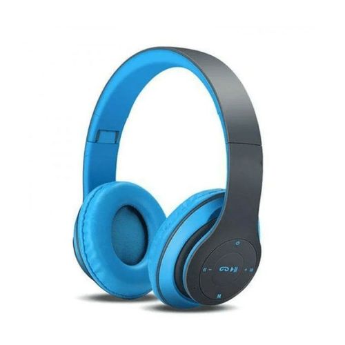 Generic Casque Bluetooth - MP3 - P47 – Bleu à prix pas cher