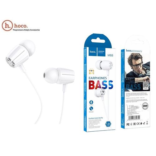 Casque filaire pour téléphone portable avec prise audio 3,5 mm