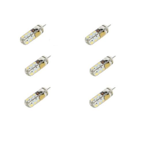 Sans Marque Pack 6 Lampes LED - G4 - 220V - Lumière Blanche à prix pas cher