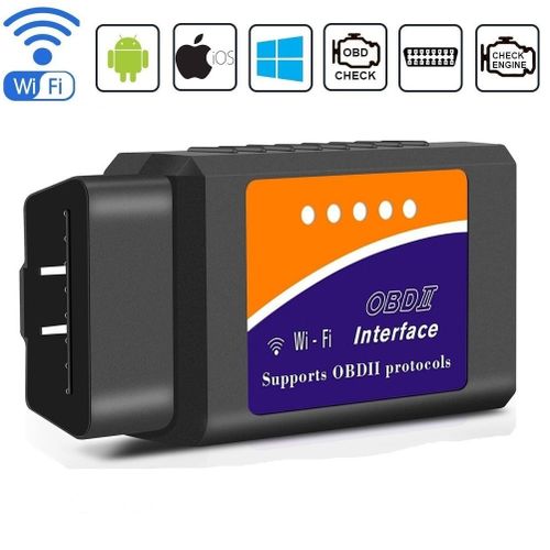 Sans Marque Elm327 V1.5 Wifi Obd2 Ios - Outil Diagnostic lecteur