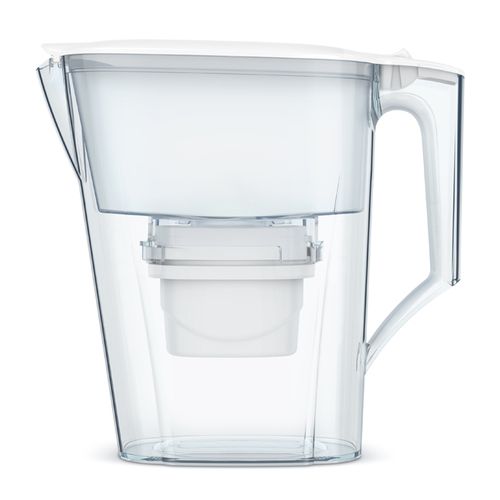 Aqua Optima Carafe filtrante Liscia - PJ0601 - Blanc - 2,5 L à