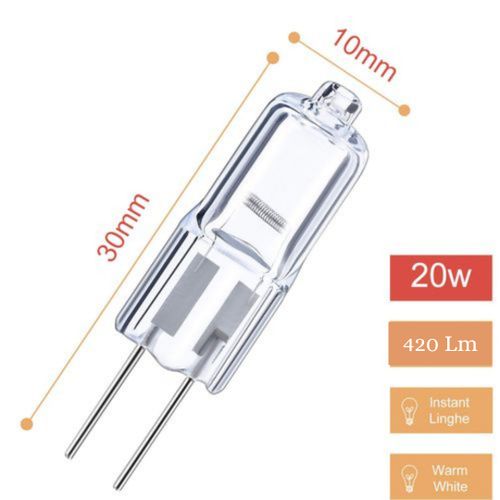 Sans Marque Pack 6 Pièces Lampes G4 - Halogène - 20W 12V à prix