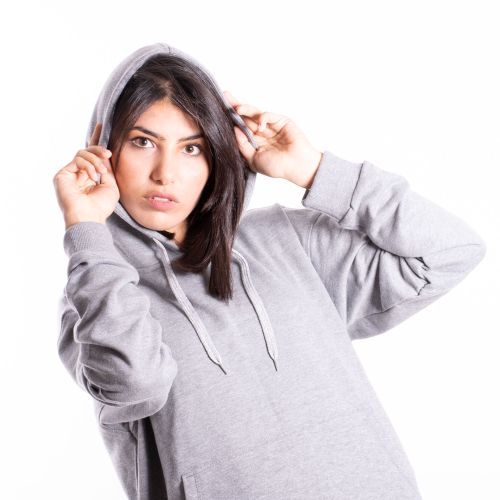 Sans Marque Pull Femme - pull robe - Sweatshirt - Gris à prix pas