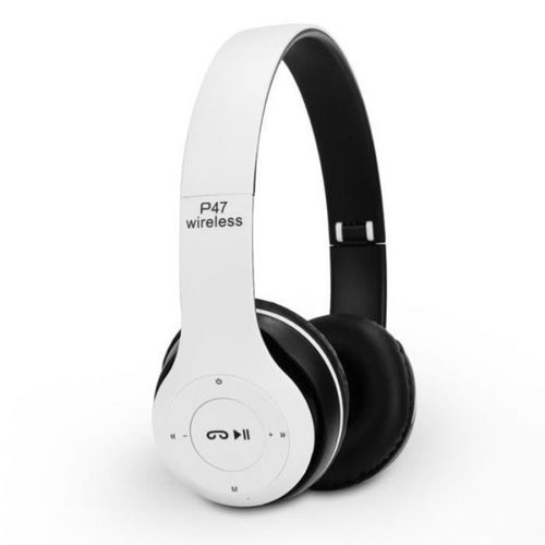 P47 Mp3 Bluetooth P47 Casque MP3 - Bluetooth - Blanc image 0