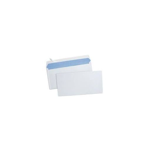 Sans Marque Pack de 500 enveloppes blanches 110X220 - Strip à prix