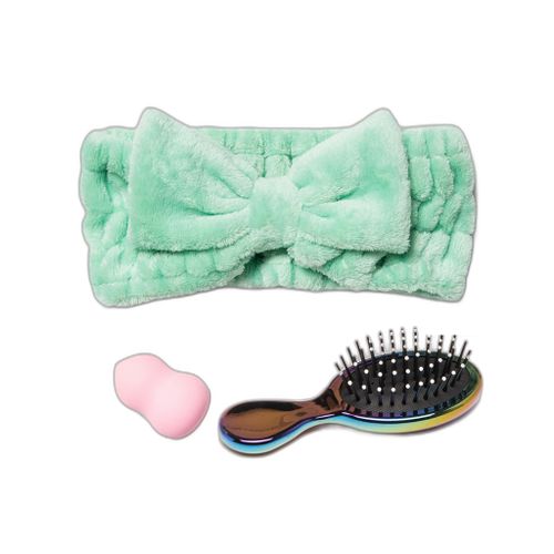 Generic Boite de 3 accessoires - Eponge, Bandeau et Brosse à