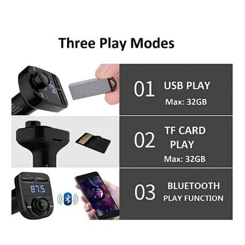 Lecteur De Musique MP3 Transmetteur X8 Bluetooth Pour Voiture