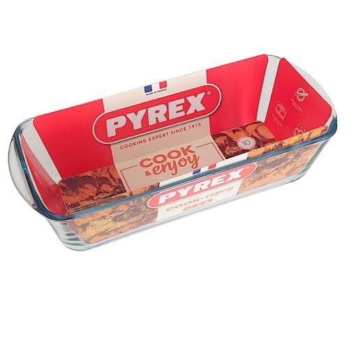 PYREX Moule à cake en verre 28 cm BAKE & ENJOY pas cher 