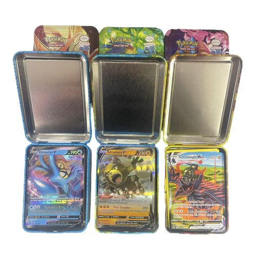 Pokémon Starter Collection 50 cartes Y Compris cartes holo et rares dans  boîte en métal