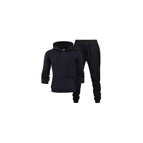 Ensemble jogging homme sweat à capuche et pantalon noir - Vente  Électroménager Tunisie Livraison 48H