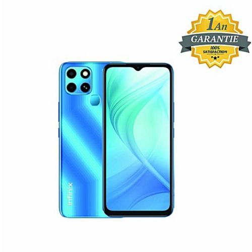 Infinix Smart 6 - 6.6" - 3 Go - 64 Go - Ocean Blue - Garantie 1 an à