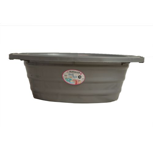 Sofpince Bassine rigide 70L - Gris à prix pas cher