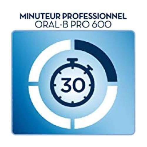 Slide  #5 ORAL-B Brosse à Dents électrique - Pro 600 - Cross Action - 3D - Rechargeable