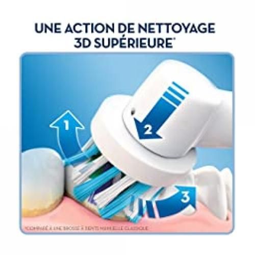 Slide  #6 ORAL-B Brosse à Dents électrique - Pro 600 - Cross Action - 3D - Rechargeable