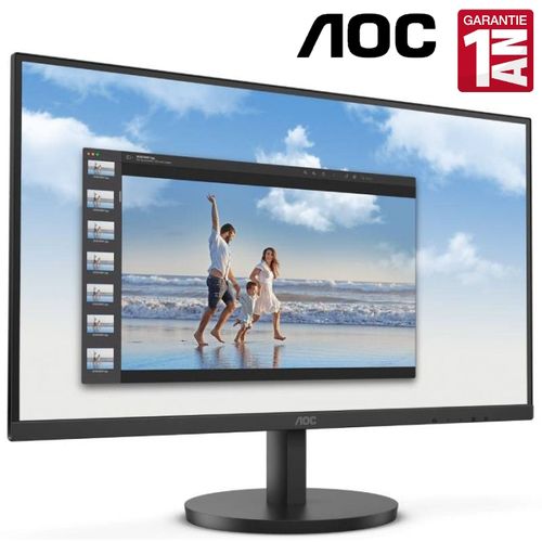 Ecran PC - AOC 22B2H/EU - 22 FHD - Dalle VA - 4ms - 75Hz - VGA / HDMI -  Cdiscount Informatique