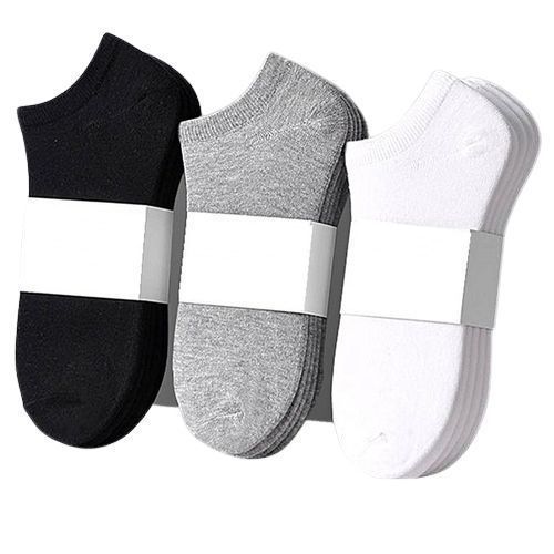 Chaussettes Invisibles Coton Blanc/Blanc