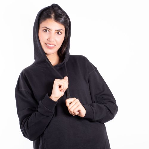 Sans Marque Pull Femme - pull robe - Sweatshirt - Noir à prix pas