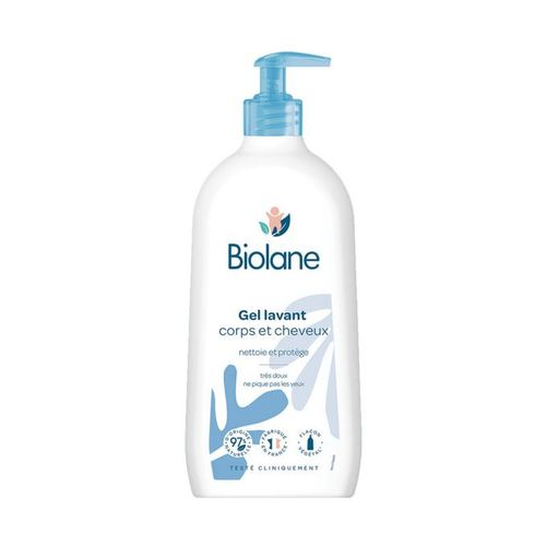 Biolane Gel lavant - Corps et cheveux - 350ml à prix pas cher