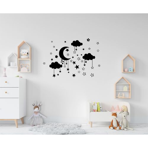 Sticker gros nuage noir