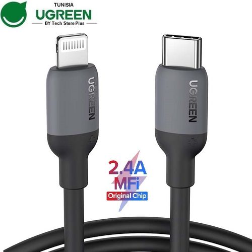 Ugreen Câble USB C vers Lightning Certifié MFI - Charge Rapide PD