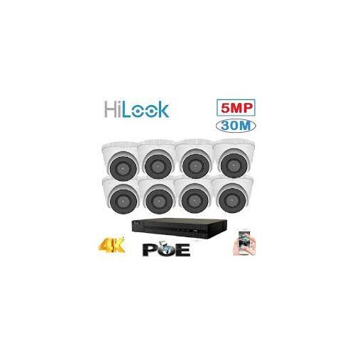 Hikvision Pack 8 Caméra surveillance IP POE - 5MP - 30M + NVR 8 - 4K UP TO 8MP image 0