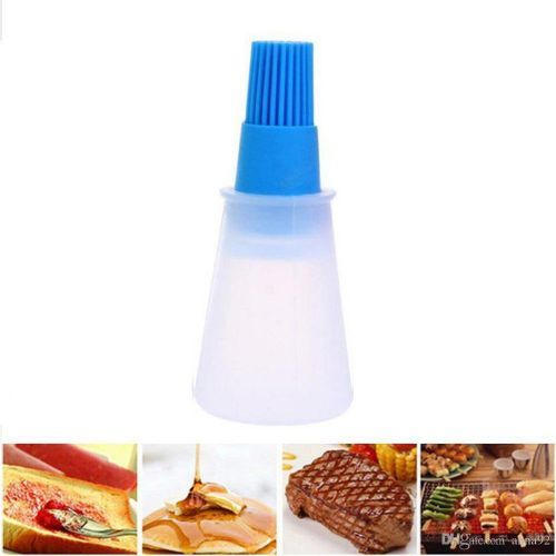 Brosse de cuisine - Silicone - Brosse de cuisson - Bleu - Brosse de cuisine  Transparent