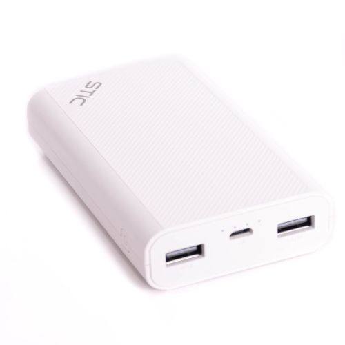 Stic Power Bank Stic 10000mAh avec 2 Ports USB - Blanc image 0