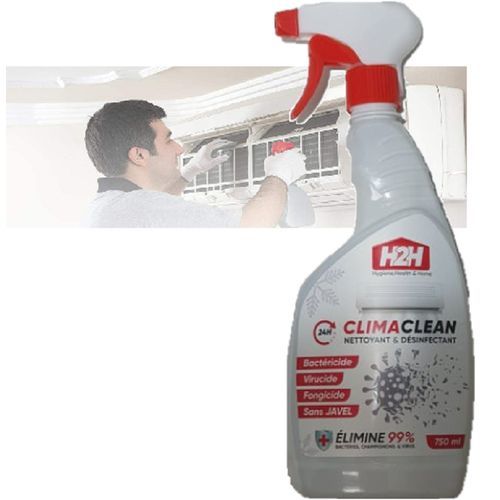 H2H Nettoyant pour climatisation - Désinfectant Clima-clean 750ml prix  tunisie 