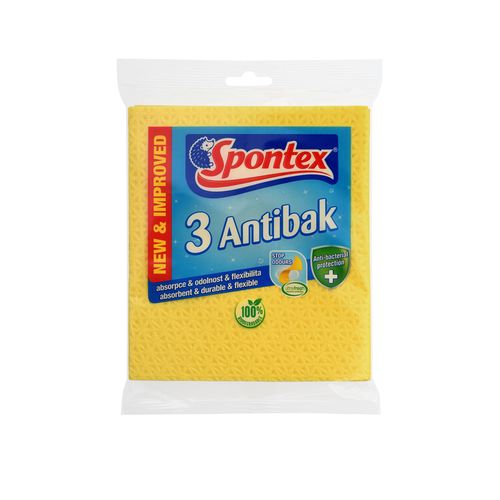 Spontex Lavette Eponge antibak à prix pas cher