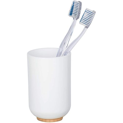 Wangel Adhésif Porte Gobelet Brosse à Dents, Colle Brevetée + Auto-adhésif,  Acier Inoxydable et Verre, Finition Brossée