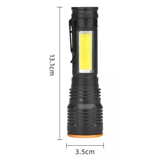 Slide  #2 power light Mini Torche LED Rechargeable USB avec LED COB Latérale pour Lampe de Bureau