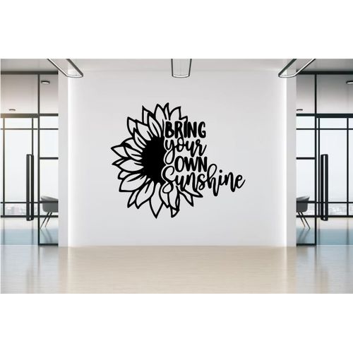 artzy Sticker Mural - Sunshine - 57*66 - NOIR à prix pas cher