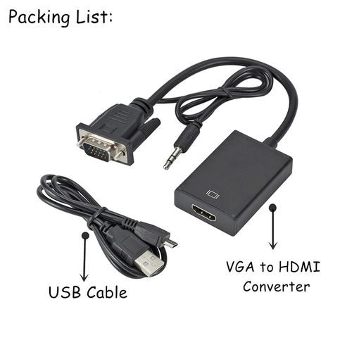 Polar Adaptateur - HDMI TO VGA - Avec Audio à prix pas cher