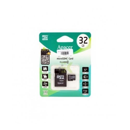 CARTE MÉMOIRE APACER 16GB AVEC ADAPTATEUR MICRO SD - Elbootic