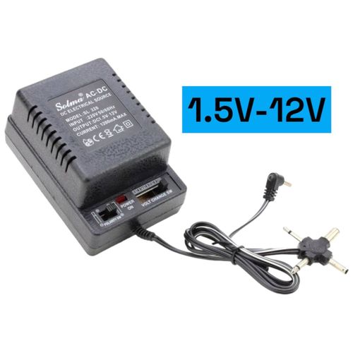 Solma Chargeur d'alimentation - transformateur Multifonctionnelle - DC 1.5V  - 12V à prix pas cher