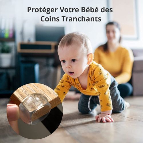 4 x Protège coins en silicone Bébé Enfant Protection Angle Sécurité Table  Meuble